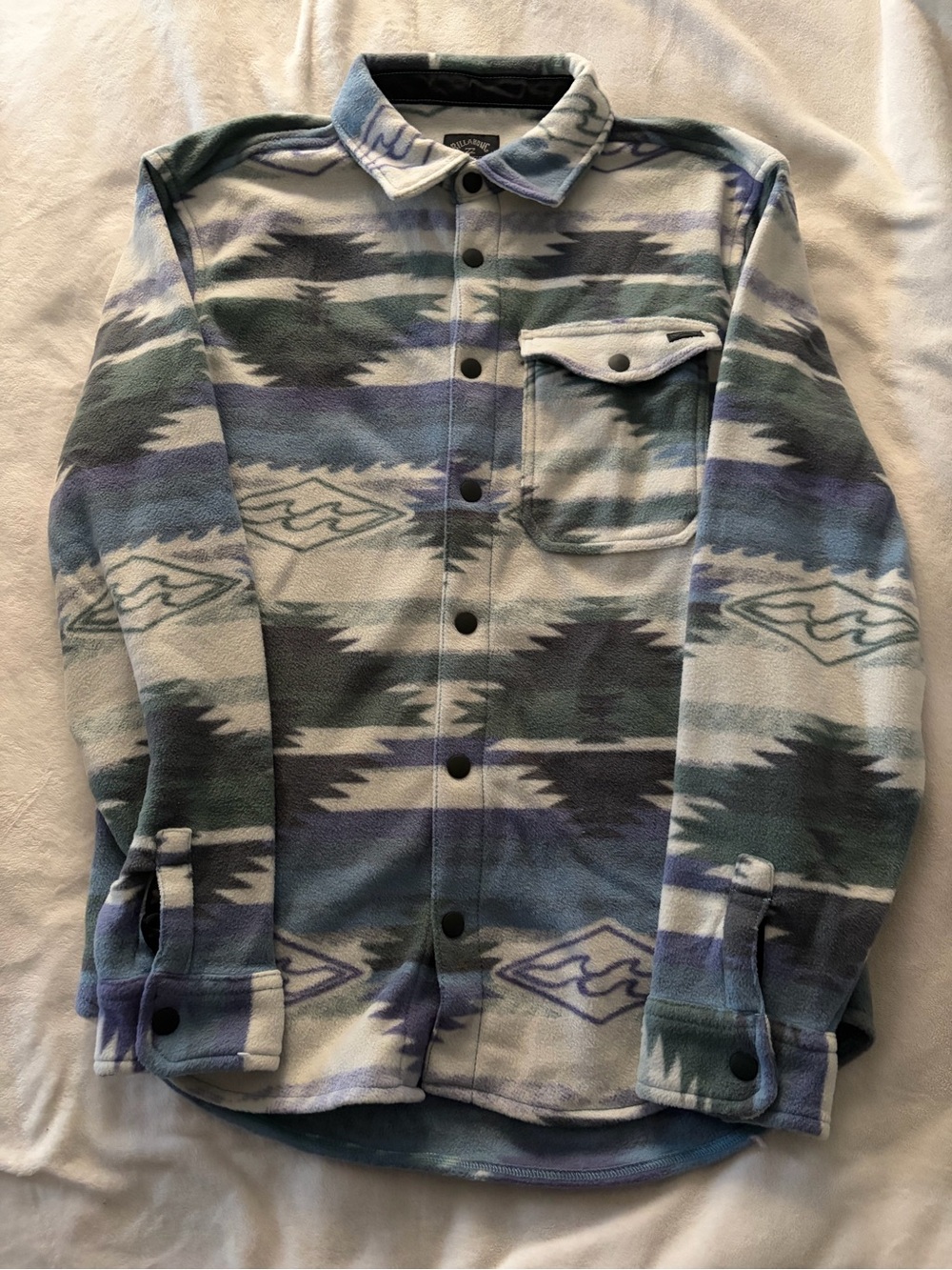 Billabong Men's Aztec Fleece Sweater Jacket